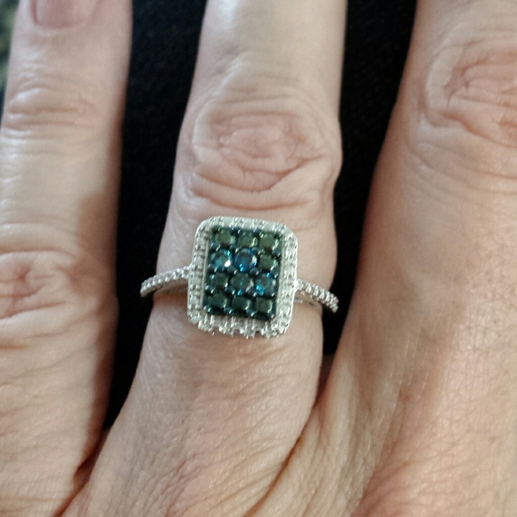 Blue Diamond ring